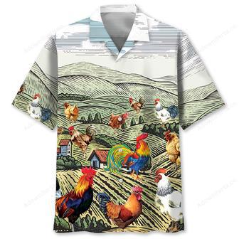 Rooster Farm Hawaiian Shirt | Newhawaiianshirts UK