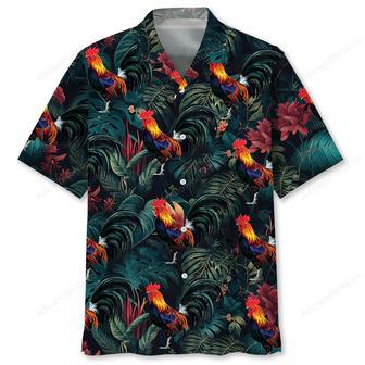 Rooster Tropical Hawaiian Shirt | Newhawaiianshirts DE