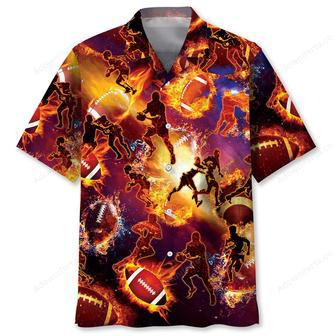 Rugby Fire Hawaiian Shirt | Newhawaiianshirts UK