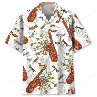 Saxophone Fly Hawaiian Shirt | Newhawaiianshirts UK