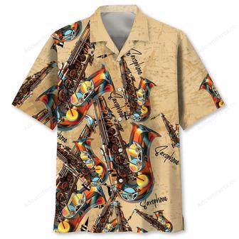 Saxophone Hawaiian Shirt | Newhawaiianshirts UK