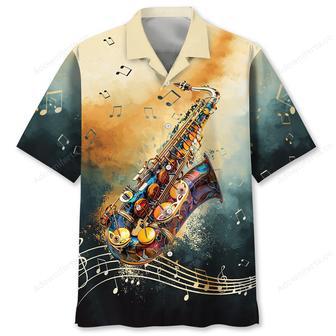 Saxophone Vintage Hawaiian Shirt | Newhawaiianshirts UK