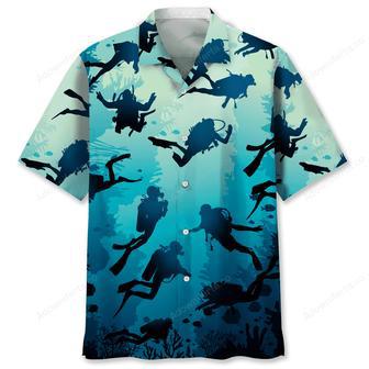 Scuba Diving Beach Hawaiian Shirt | Newhawaiianshirts DE