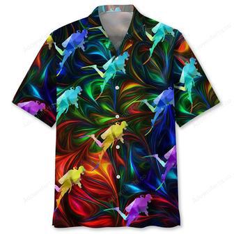 Scuba Diving Color Hawaiian Shirt | Newhawaiianshirts AU