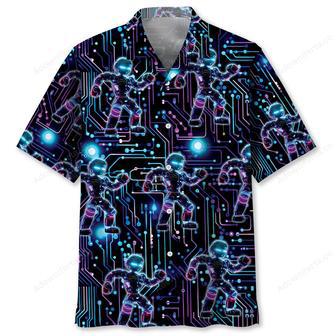 Semiconductor Chip Robot Hawaiian Shirt | Newhawaiianshirts DE