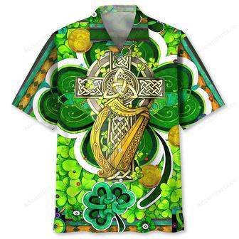 Shamrock Green Irish St.Patrick Day Hawaiian Shirt | Newhawaiianshirts UK