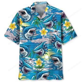 Shark Aloha Hawaiian Shirt | Newhawaiianshirts CA