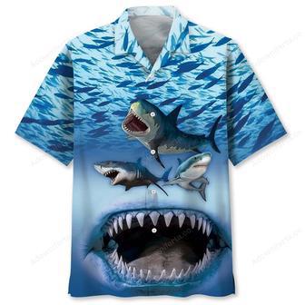 Shark Jaw Hawaiian Shirt | Newhawaiianshirts CA