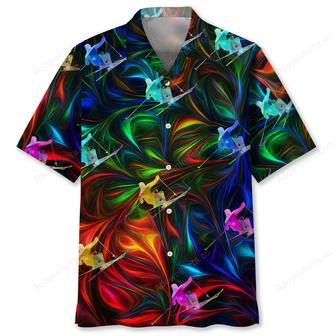 skiing color hawaiian shirt | Newhawaiianshirts UK