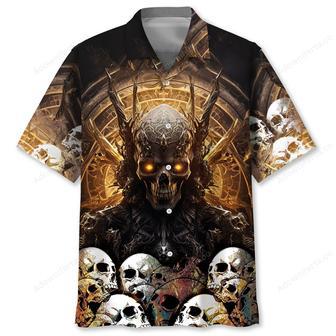 Skull King Hawaiian Shirt | Newhawaiianshirts UK