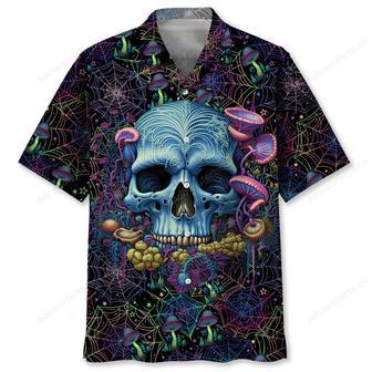 Skull Mushroom Hawaiian Shirt | Newhawaiianshirts UK