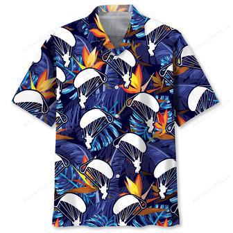 Skydiving Tropical Hawaiian Shirt | Newhawaiianshirts