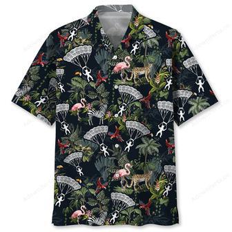 Skydiving Tropical Hawaiian Shirt | Newhawaiianshirts CA