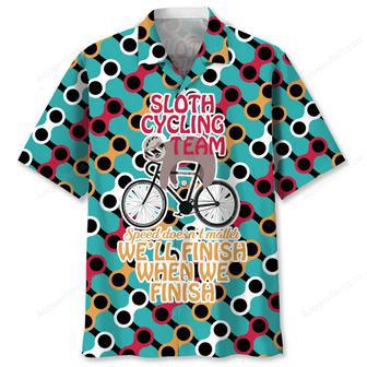 Sloth Cycling Team Hawaiian Shirt | Newhawaiianshirts UK