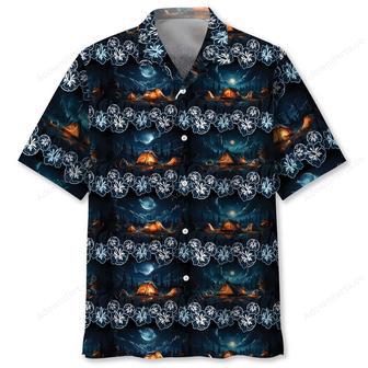 Stary Night Camping Hawaiian Shirt | Newhawaiianshirts UK