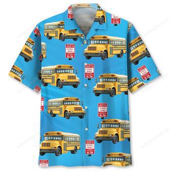 Stop School Bus Hawaiian Shirt | Newhawaiianshirts UK