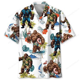 Summer Bigfoot Hawaiian Shirt | Newhawaiianshirts CA