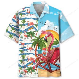 Summer Vacation Flamingo Hawaiian Shirt | Newhawaiianshirts