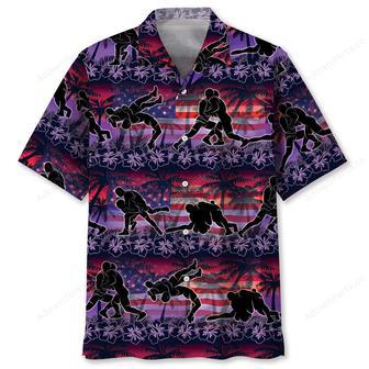 Sunset Wrestling Hawaiian Shirt | Newhawaiianshirts AU