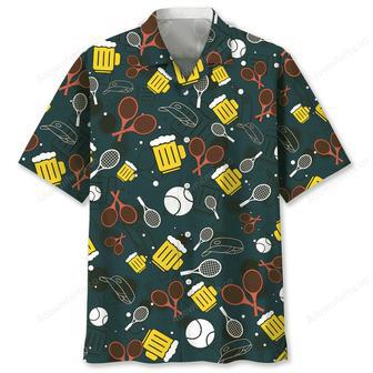 Tennis Beer Hawaiian Shirt | Newhawaiianshirts AU