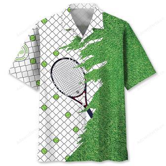 Tennis Green Hawaiian Shirt | Newhawaiianshirts UK