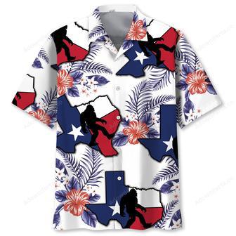 Texas Bigfoot Hawaiian Shirt | Newhawaiianshirts UK