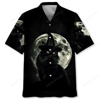 The Black Cat Night Hawaiian Shirt | Newhawaiianshirts UK