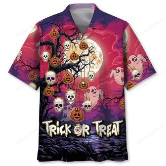 Trick Or Treat Halloween Hawaiian Shirt | Newhawaiianshirts CA