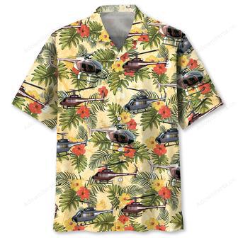 Tropical Helicopter Hawaiian Shirt | Newhawaiianshirts DE