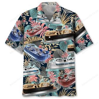 Tropical Pontoon Boat Hawaiian Shirt | Newhawaiianshirts DE