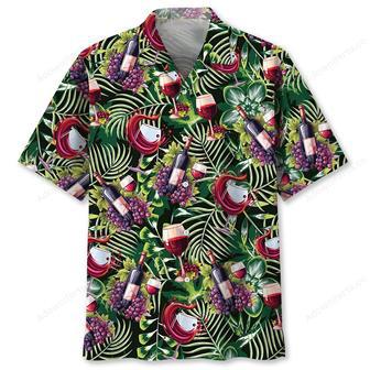 Tropical Red Wine Hawaiian Shirt | Newhawaiianshirts DE