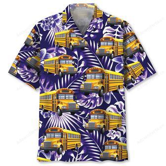 Tropical School Bus Hawaiian Shirt | Newhawaiianshirts AU