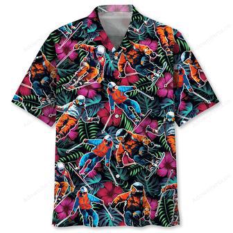 Tropical Skiing Hawaiian Shirt | Newhawaiianshirts DE