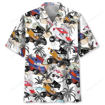 Tropical Sprint Car Racing Hawaiian Shirt | Newhawaiianshirts UK