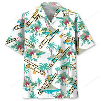 Tropical Trombone Party Hawaiian Shirt | Newhawaiianshirts DE