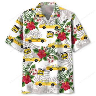 Tropical Yellow Taxi Car Hawaiian Shirt | Newhawaiianshirts UK