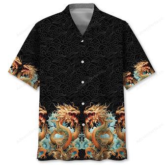 Twins Chinese Dragon Hawaiian Shirt | Newhawaiianshirts CA