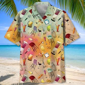 Vintage Bartender Set Hawaiian Shirt | Newhawaiianshirts DE