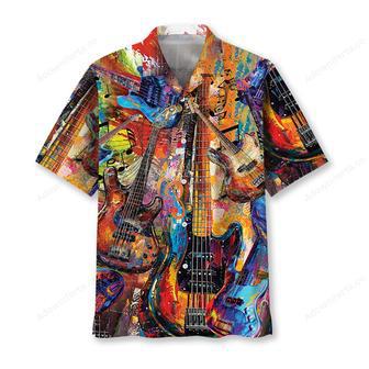 Vintage Guitar Artist Hawaiian Shirt | Newhawaiianshirts UK