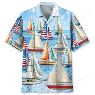 Vintage Sailboat Hawaiian Shirt | Newhawaiianshirts AU