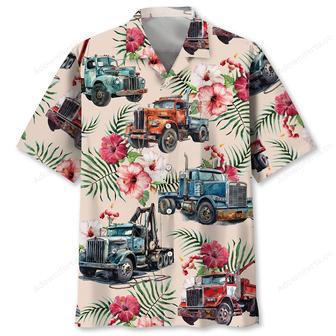 Vintage Tow Truck Operator Car Hawaiian Shirt | Newhawaiianshirts