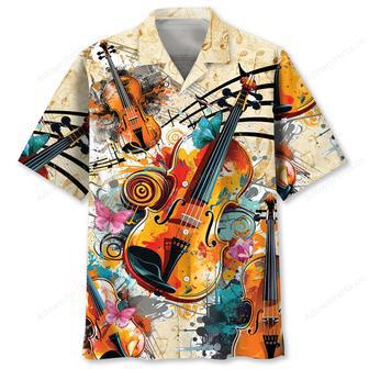 Violin Vintage Hawaiian Shirt | Newhawaiianshirts UK