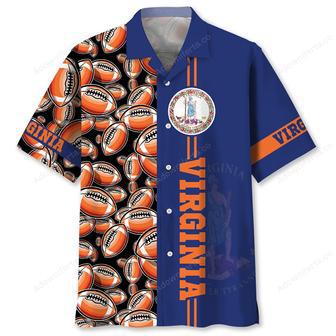 Virginia State Football Hawaiian Shirt | Newhawaiianshirts UK