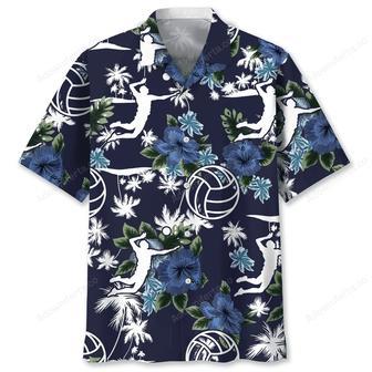 Volleyball Blue Nature Hawaiian Shirt | Newhawaiianshirts UK