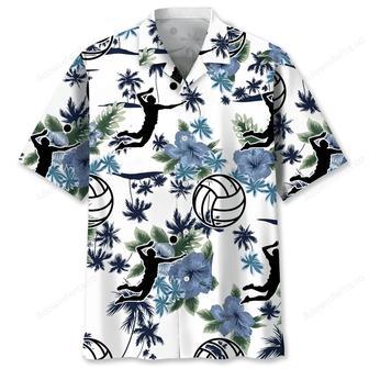 Volleyball White Nature Hawaiian Shirt | Newhawaiianshirts UK