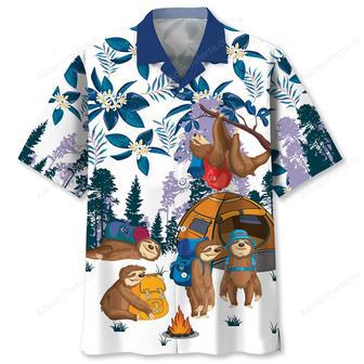 We Will Get There When We Get There Sloth Hiking Team Hawaiian Shirt | Newhawaiianshirts UK