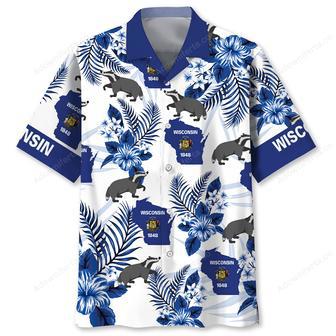 Wisconsin State Proud Hawaiian Shirt | Newhawaiianshirts DE