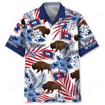 Wyoming Proud Pocket Hawaiian Shirt | Newhawaiianshirts UK