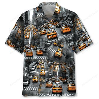 Yellow Taxi City Hawaiian Shirt | Newhawaiianshirts