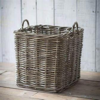 Stylish Wicker Laundry Storage Basket for Home Organization | Rusticozy